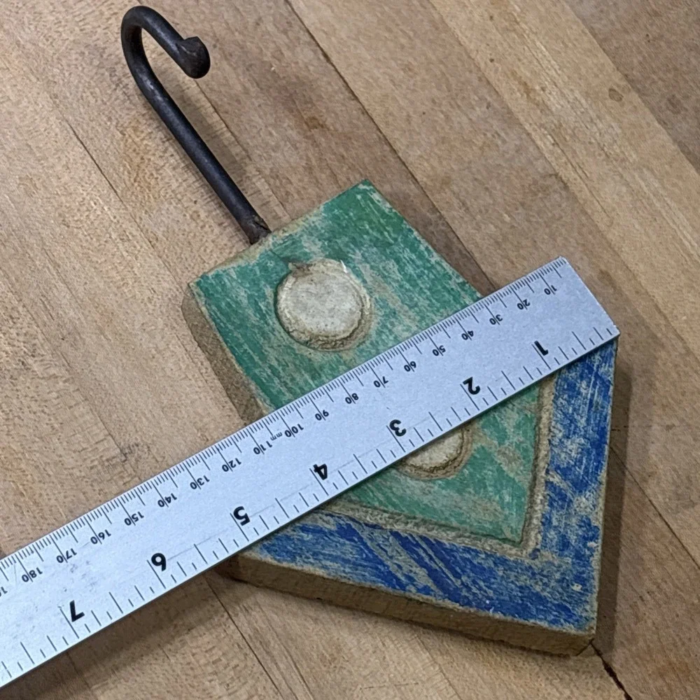 Vintage Rustic Birdhouse Wall Hook Wooden Cottage Farmhouse Decorative Hanger